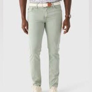 Adriano Goldschmied Sage Green Farrah Ankle Seamless Pants